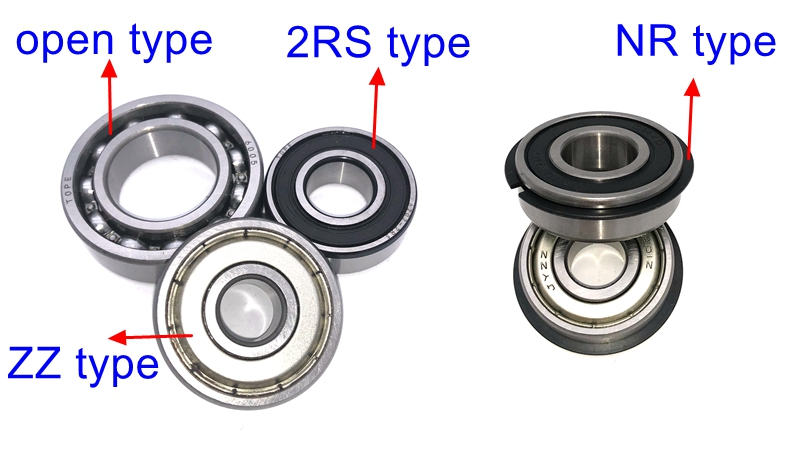single row deep groove ball bearings type