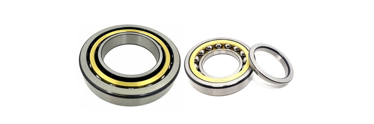 Angular contact ball bearings for combined load and precision use